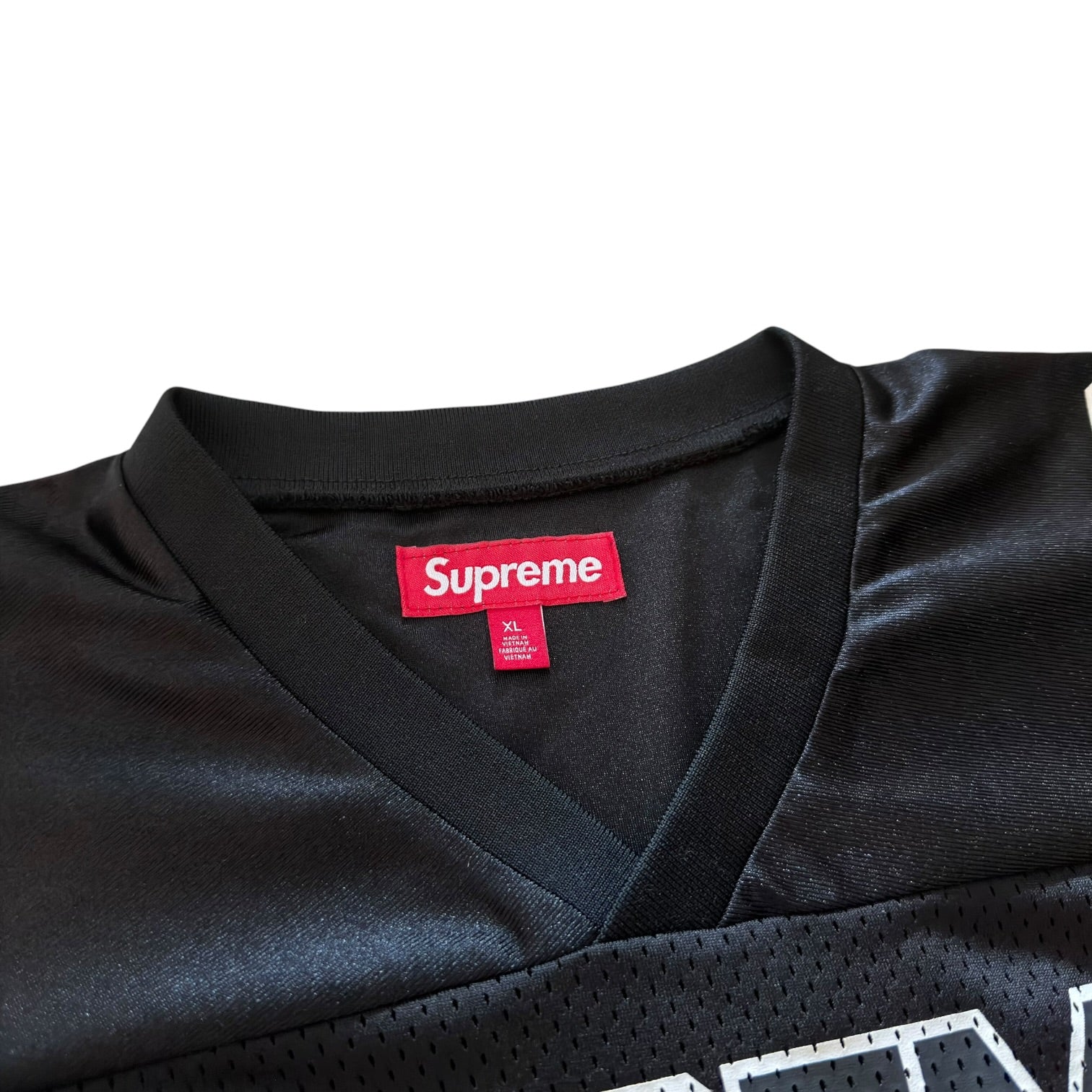 Supreme Black Bones Football Jersey