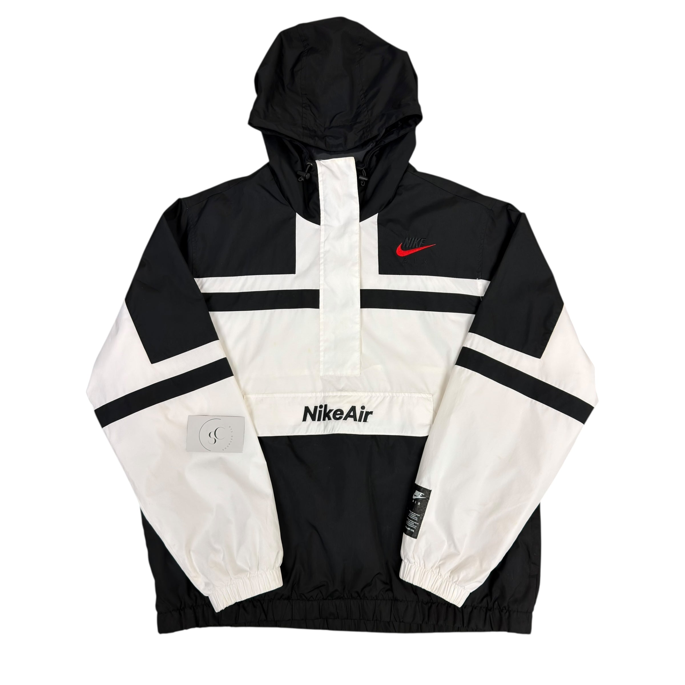 Nike Air White Half Zip Windbreaker Jacket