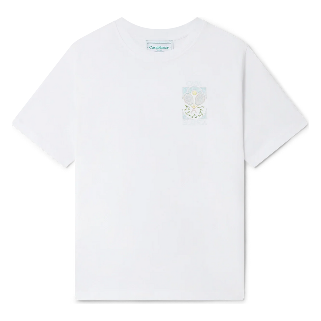 Casablanca Tennis Pastelle White T Shirt