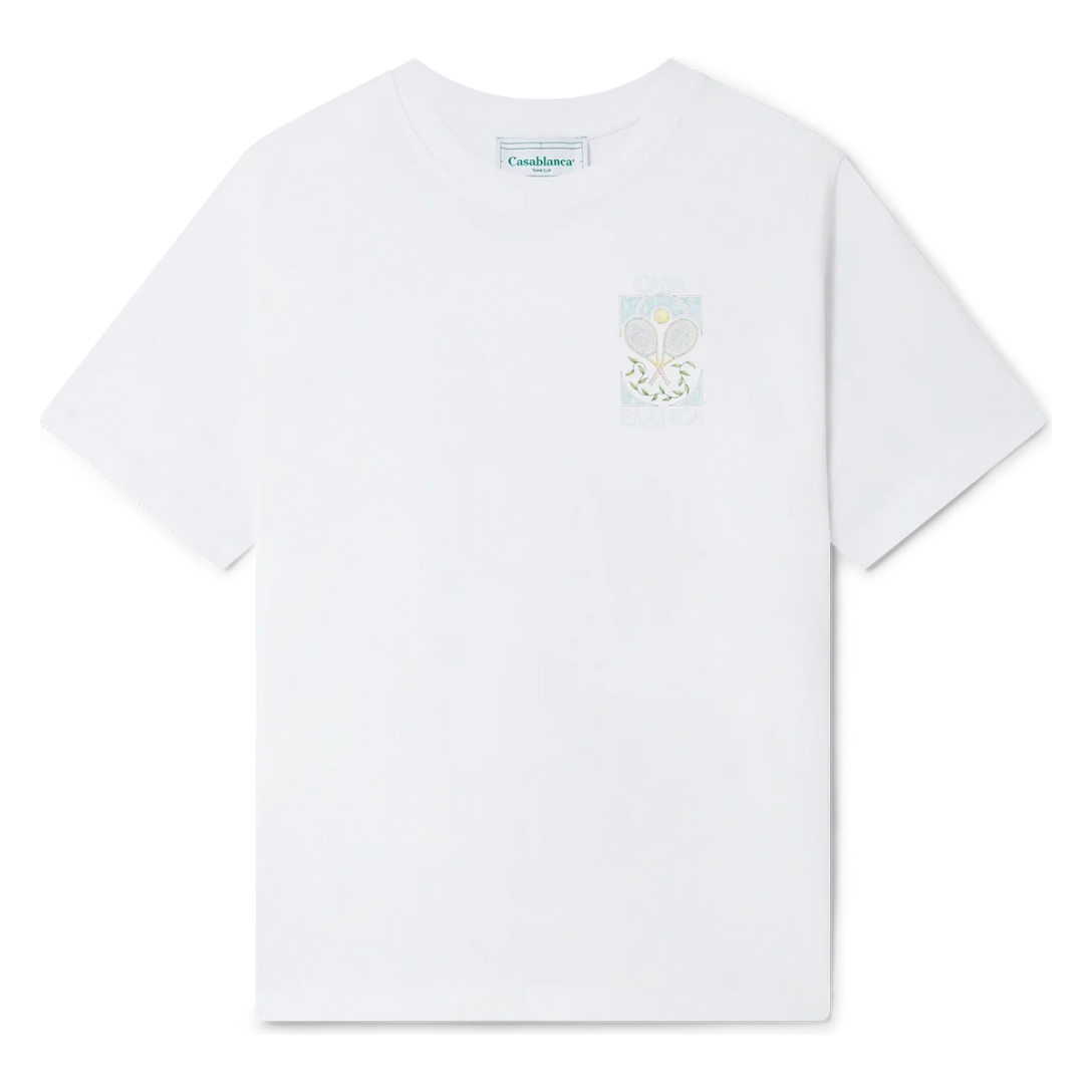 Casablanca Tennis Pastelle White T Shirt
