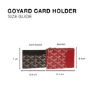 Goyard Bourbon Zipped Grey Card Holder