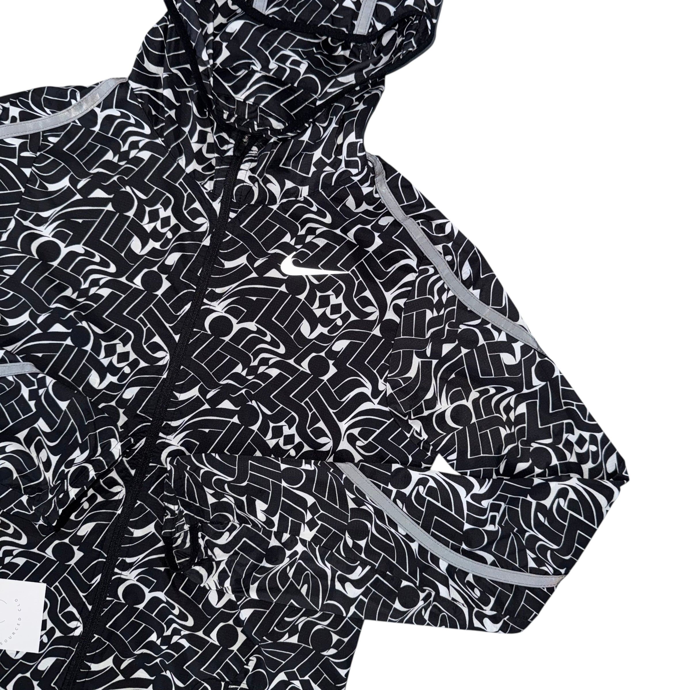 Nike Impossibly Light Black Pattern Windbreaker