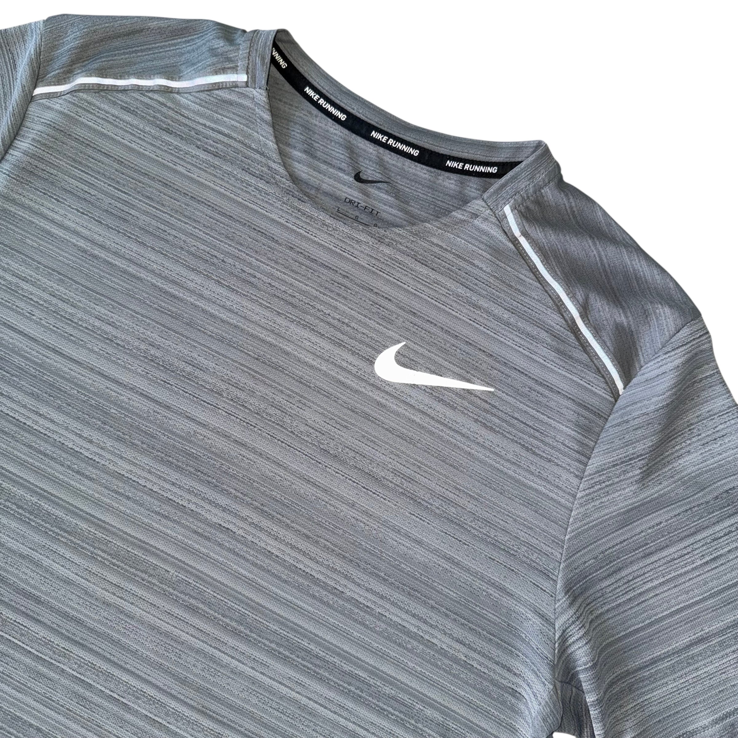 Nike Grey 1.0 Miler T Shirt