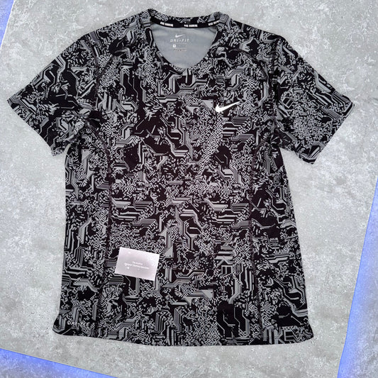Nike Grey Digital Miler T Shirt