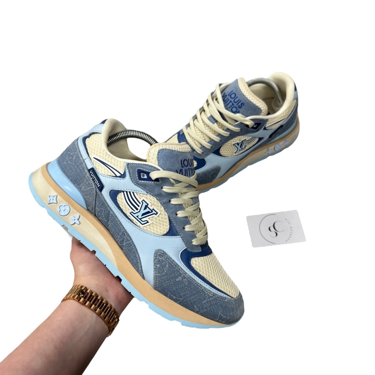 Louis Vuitton Light Blue Runaway Trainers