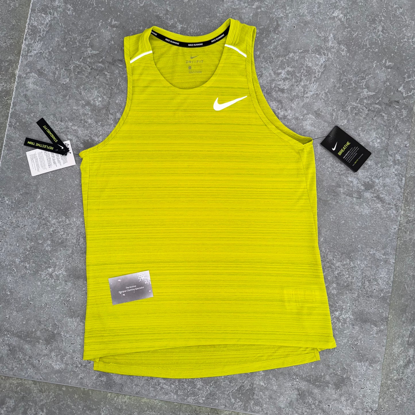 Nike Lime Green 1.0 Miler Vest