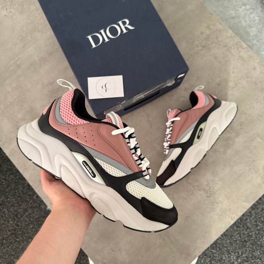 Dior B22 Pink White Black Trainers