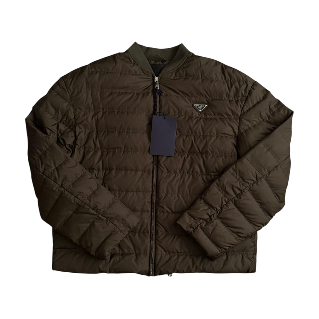 Prada Triangle Logo Shell Down Jacket