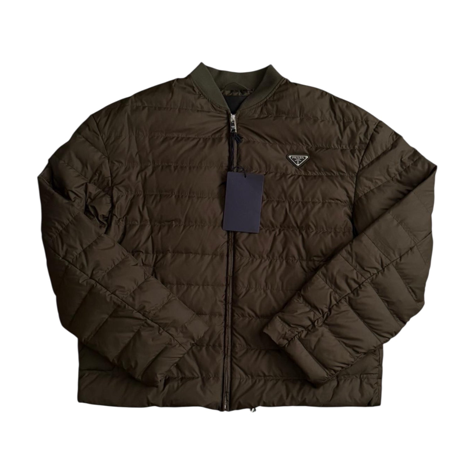 Prada Triangle Logo Shell Down Jacket