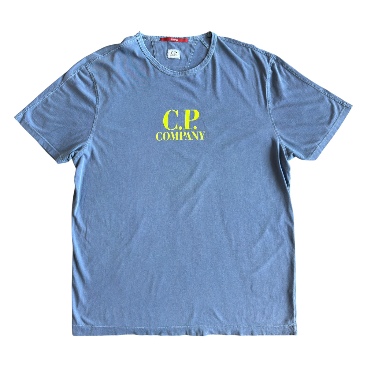 CP Company Blue Eclipse Logo T Shirt
