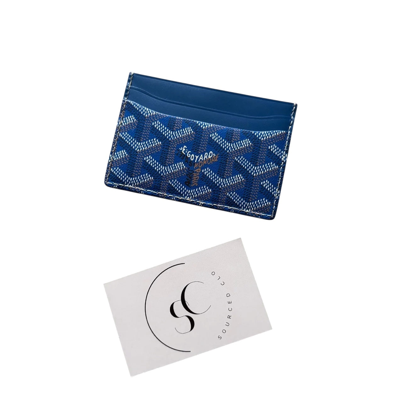 Goyard Saint Sulpice Sky Blue Card Holder
