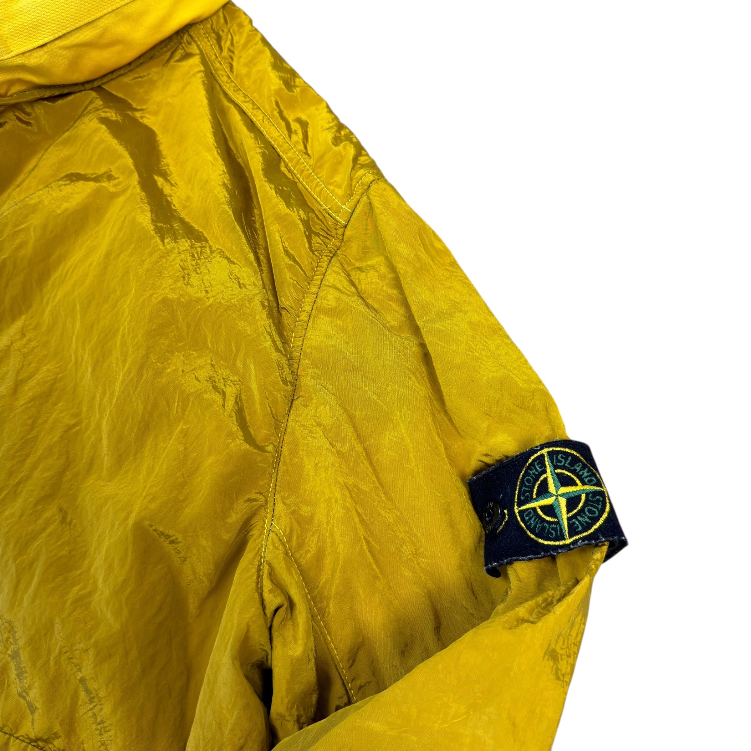 Stone Island Nylon Metal Yellow Bomber Jacket