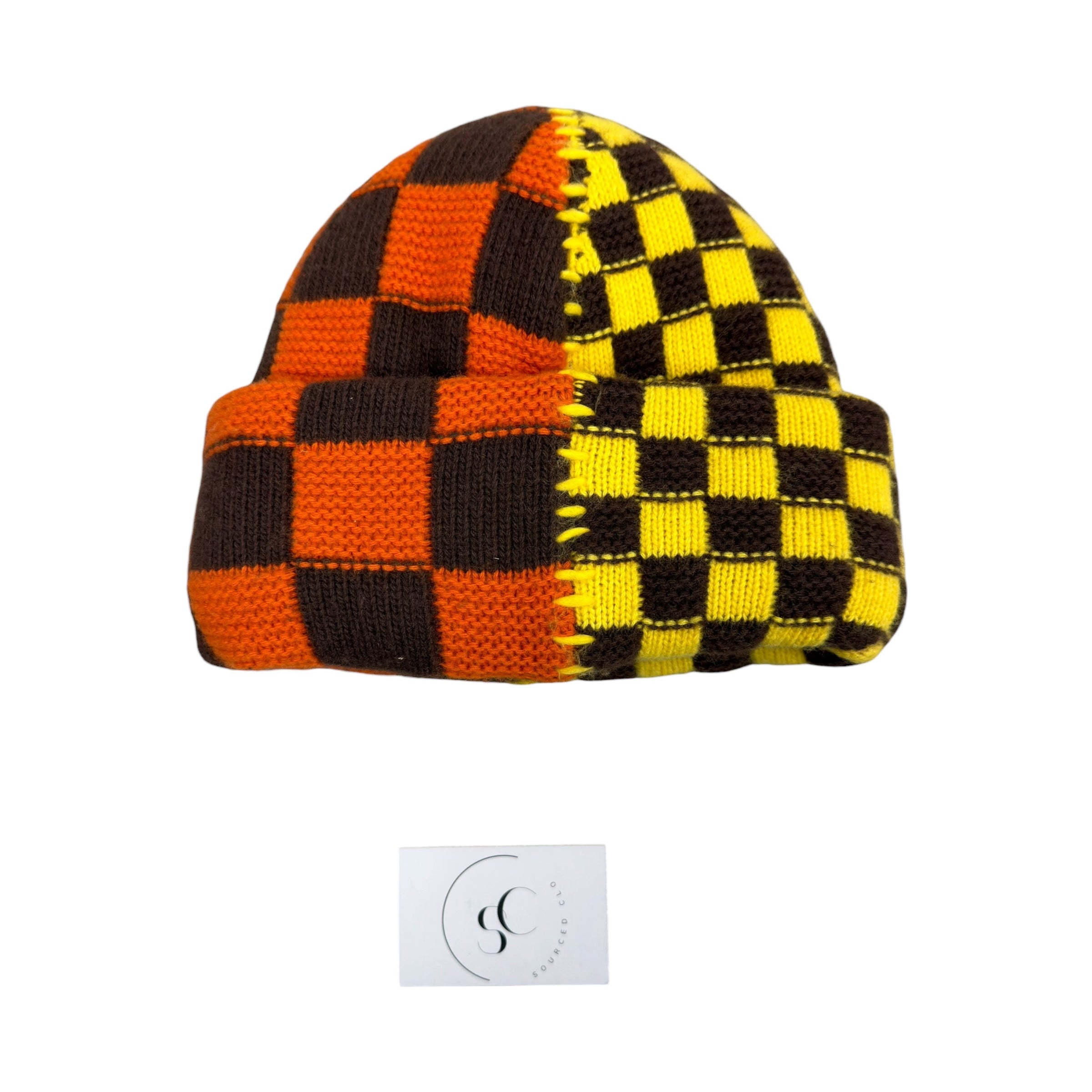 Louis Vuitton Pop Damier Knit Beanie (PRE ORDER)