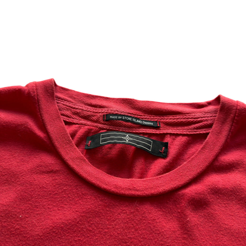 Stone Island Denims Red T Shirt