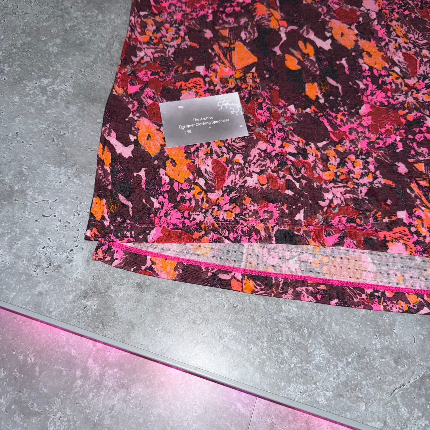 Nike Pink Floral 1.0 Miler Vest