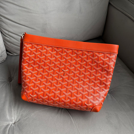 Goyard Orange Conti Bag