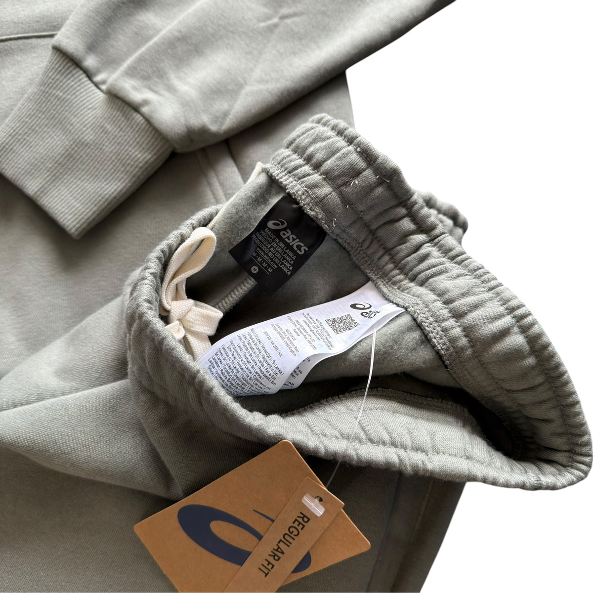 Asics Lichen Green Club Fleece Tracksuit