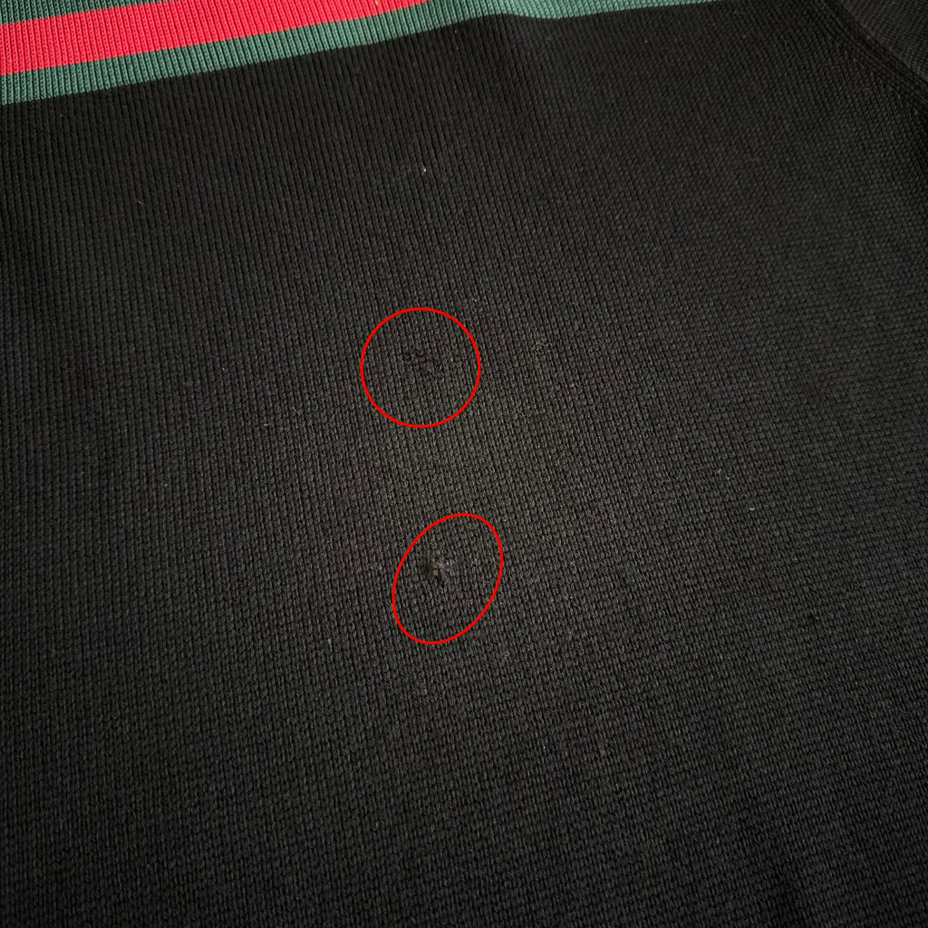 Gucci Black Stripe Wool Jumper