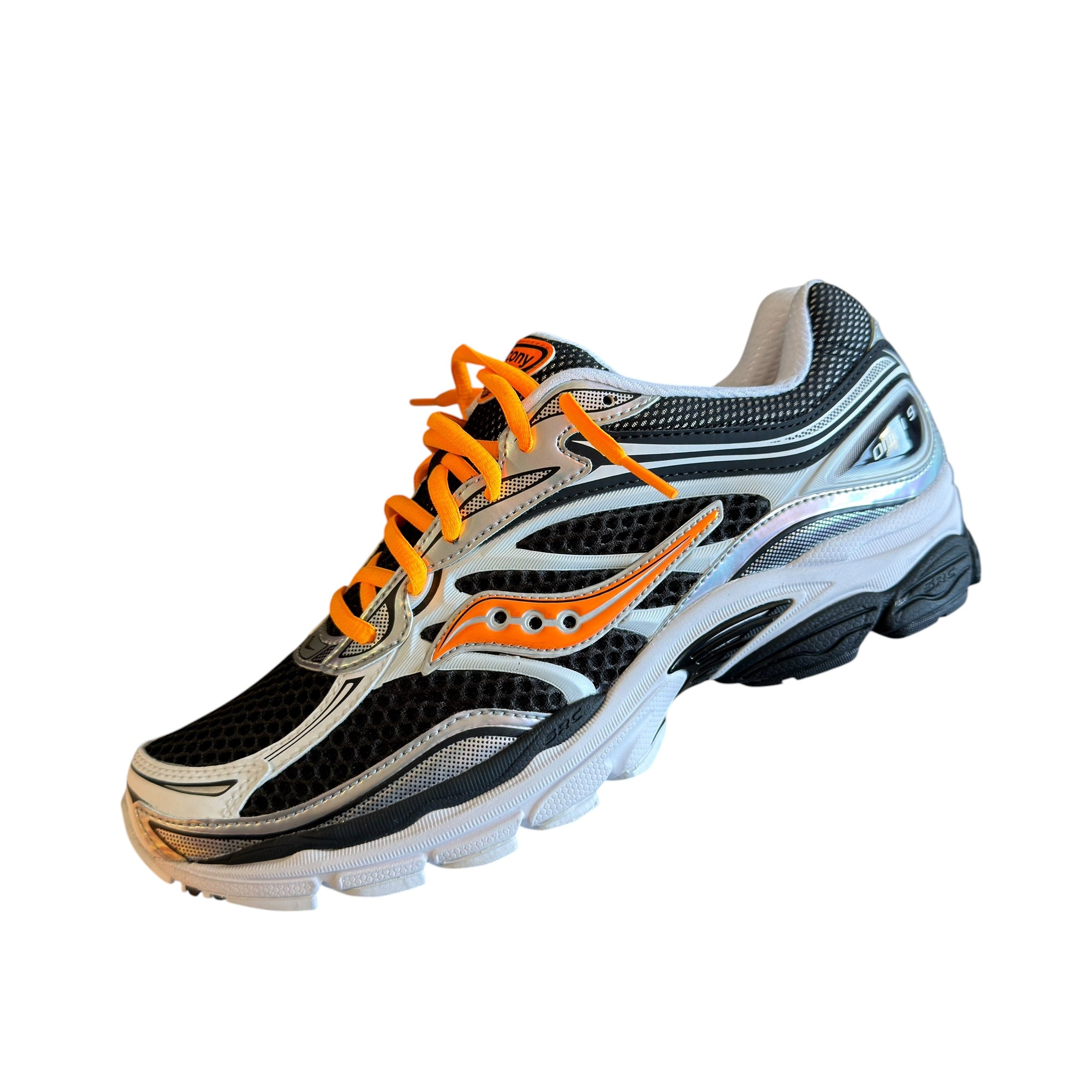 Saucony Pro Grid Omni 9 Black Orange Trainers