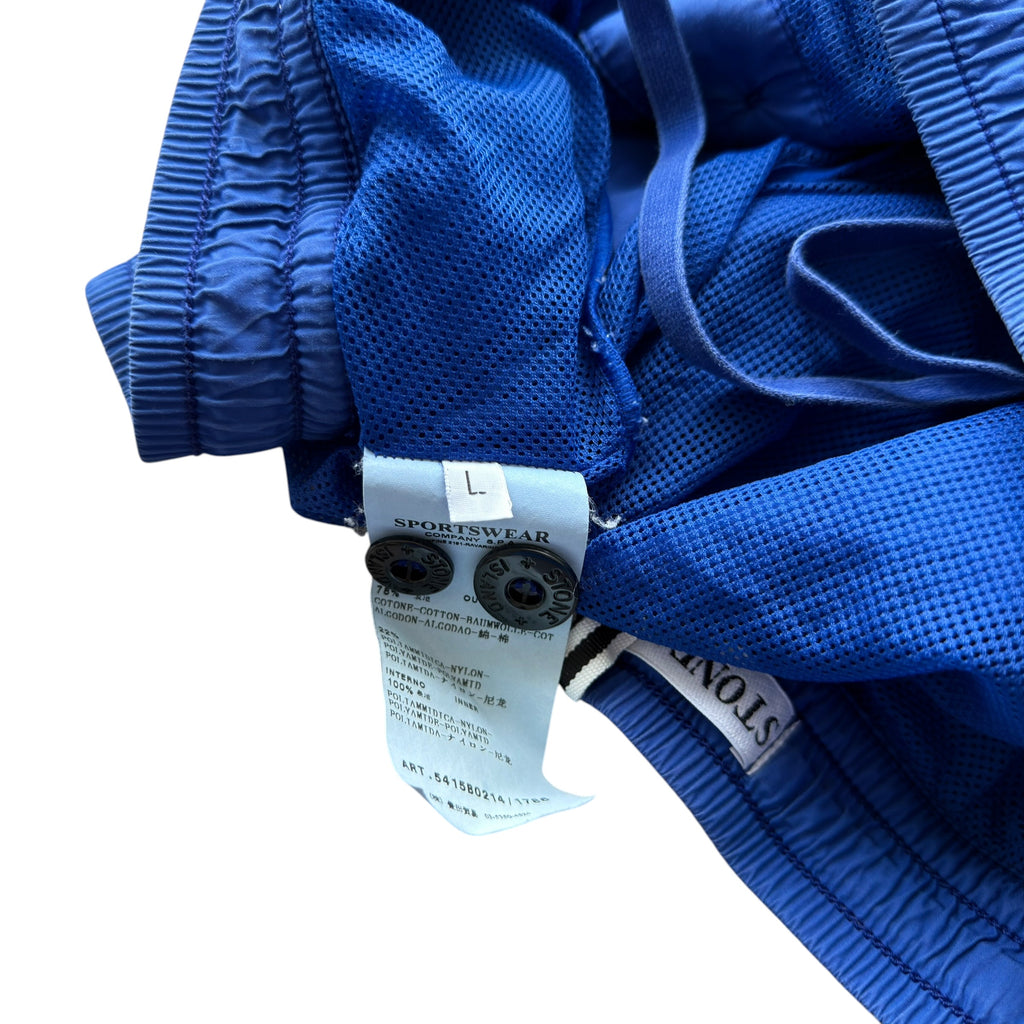 Stone Island Blue Cargo Shorts