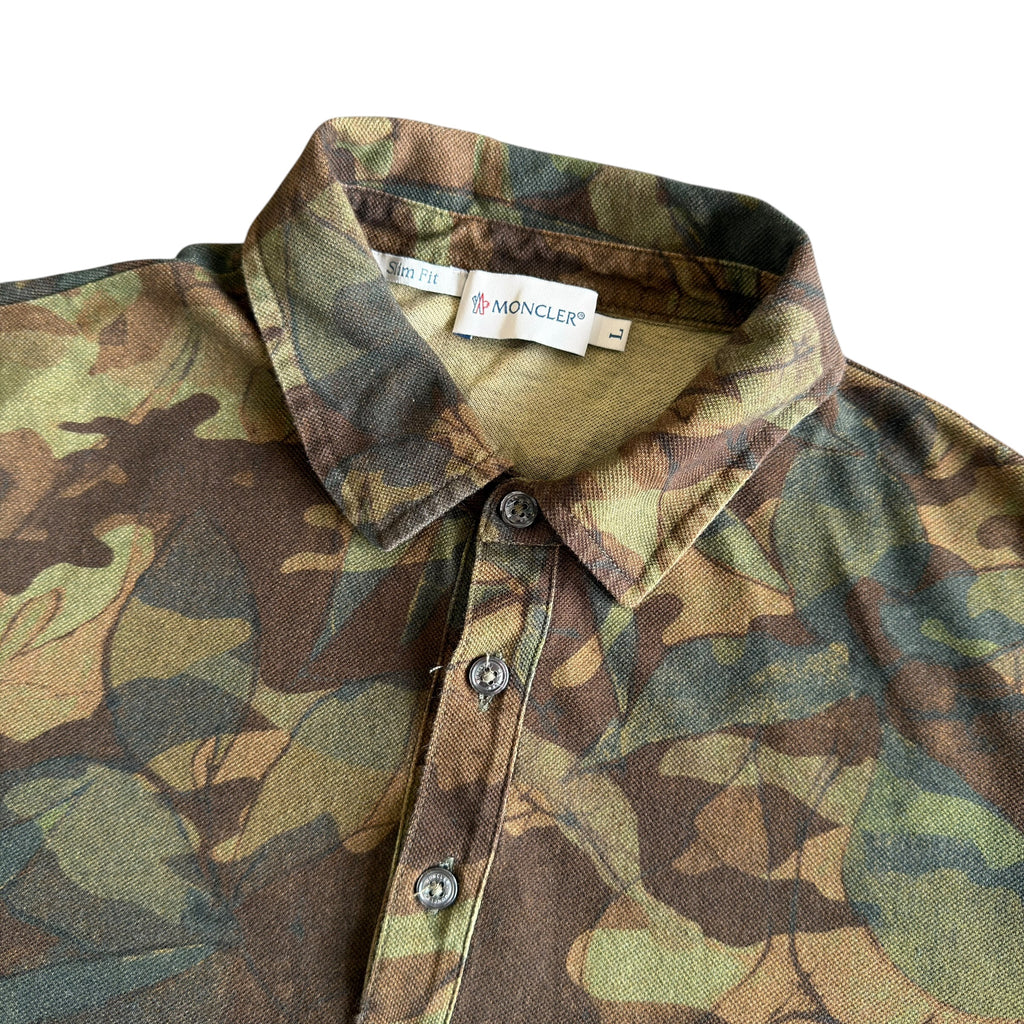 Moncler Camouflage Polo Shirt