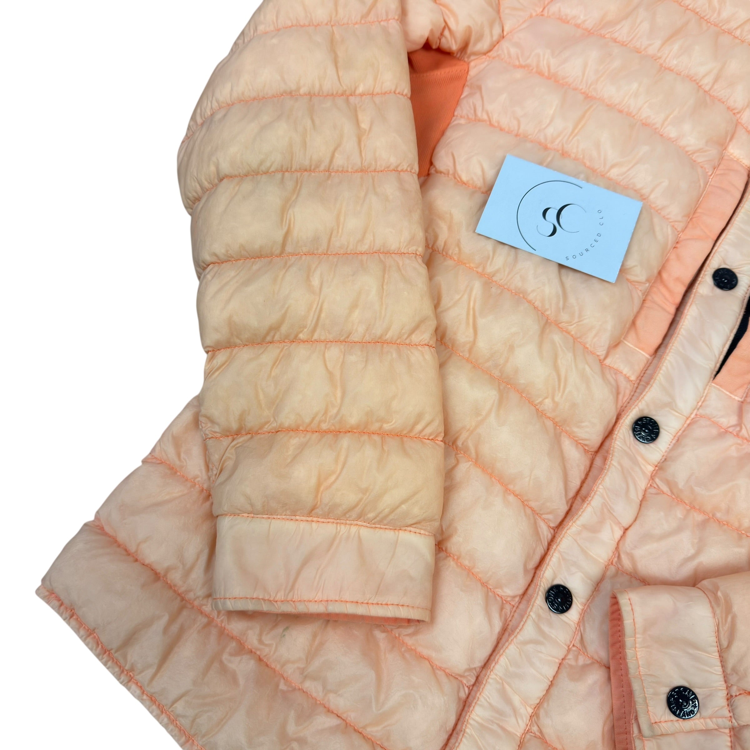 Stone Island Peach Loom Down Overshirt