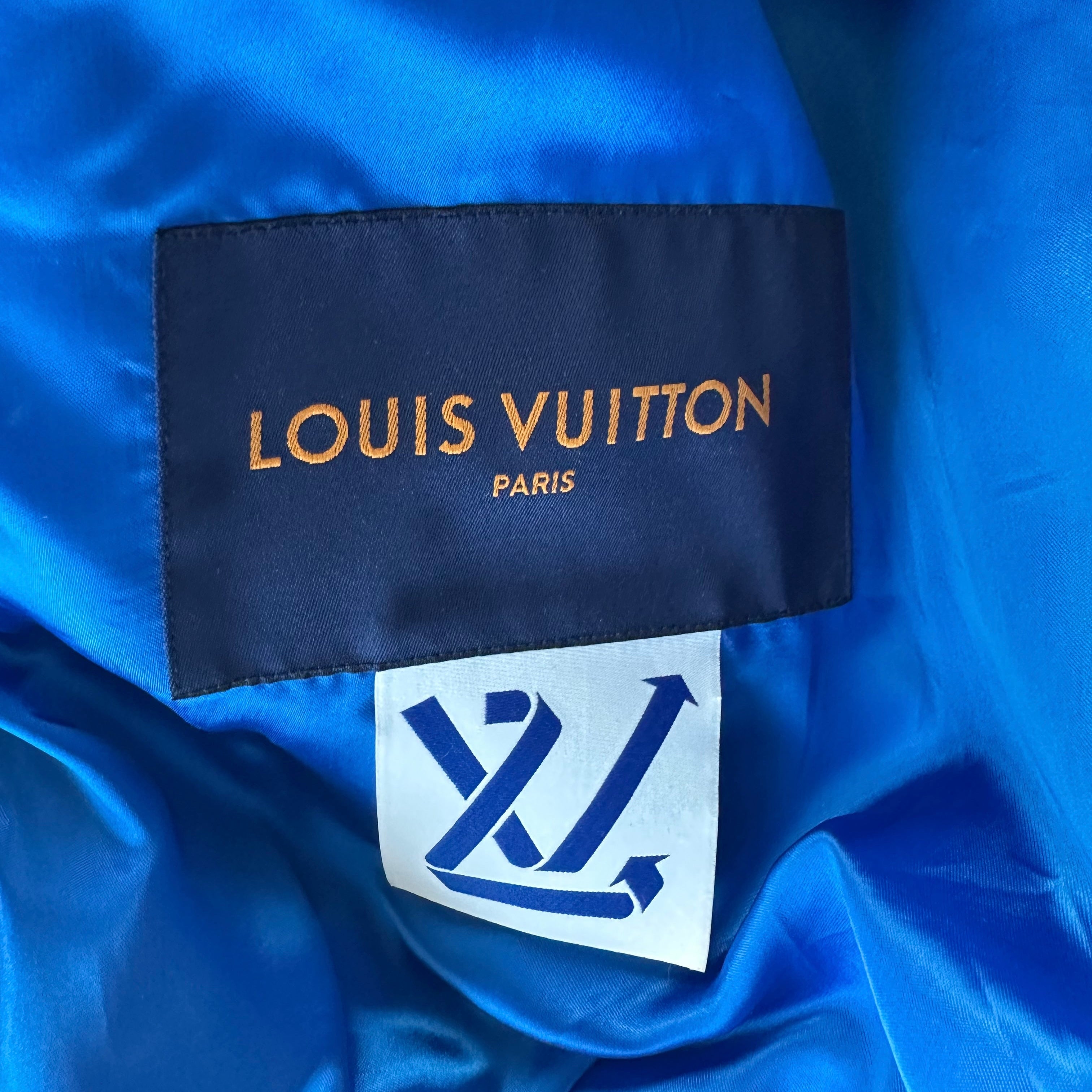 Louis Vuitton Blue & White Puppet Varsity