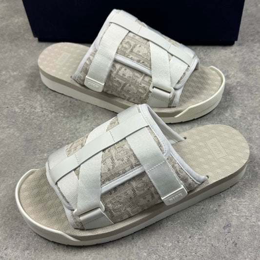 Dior Beige Alpha Slides