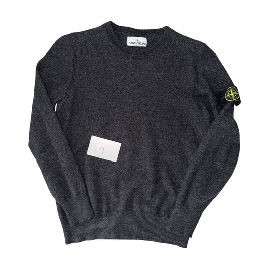 Stone Island Charcoal Knit Jumper