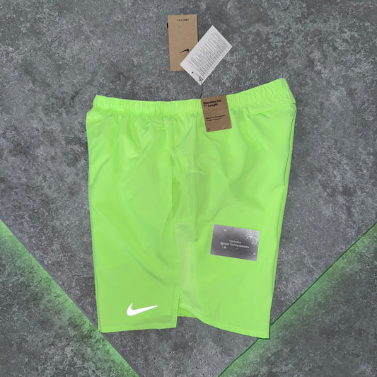 Nike Volt Green Challenger Shorts