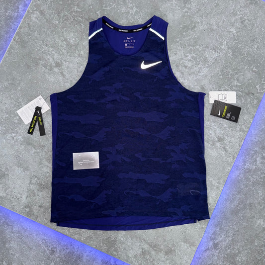 Nike Purple Camouflage 1.0 Miler Vest