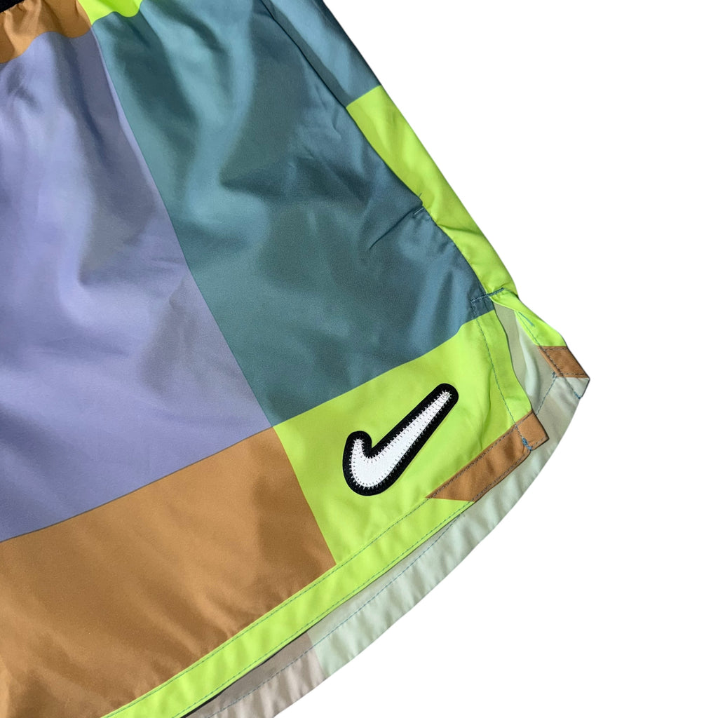 Nike Wild Run Green Panel Shorts