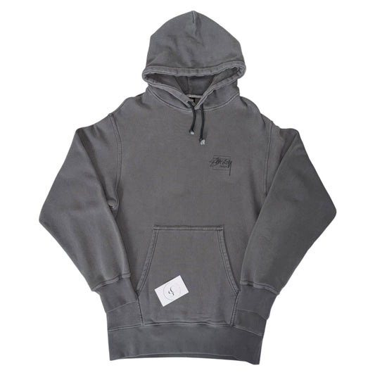 Stussy Black Pigment Dyed Hoodie