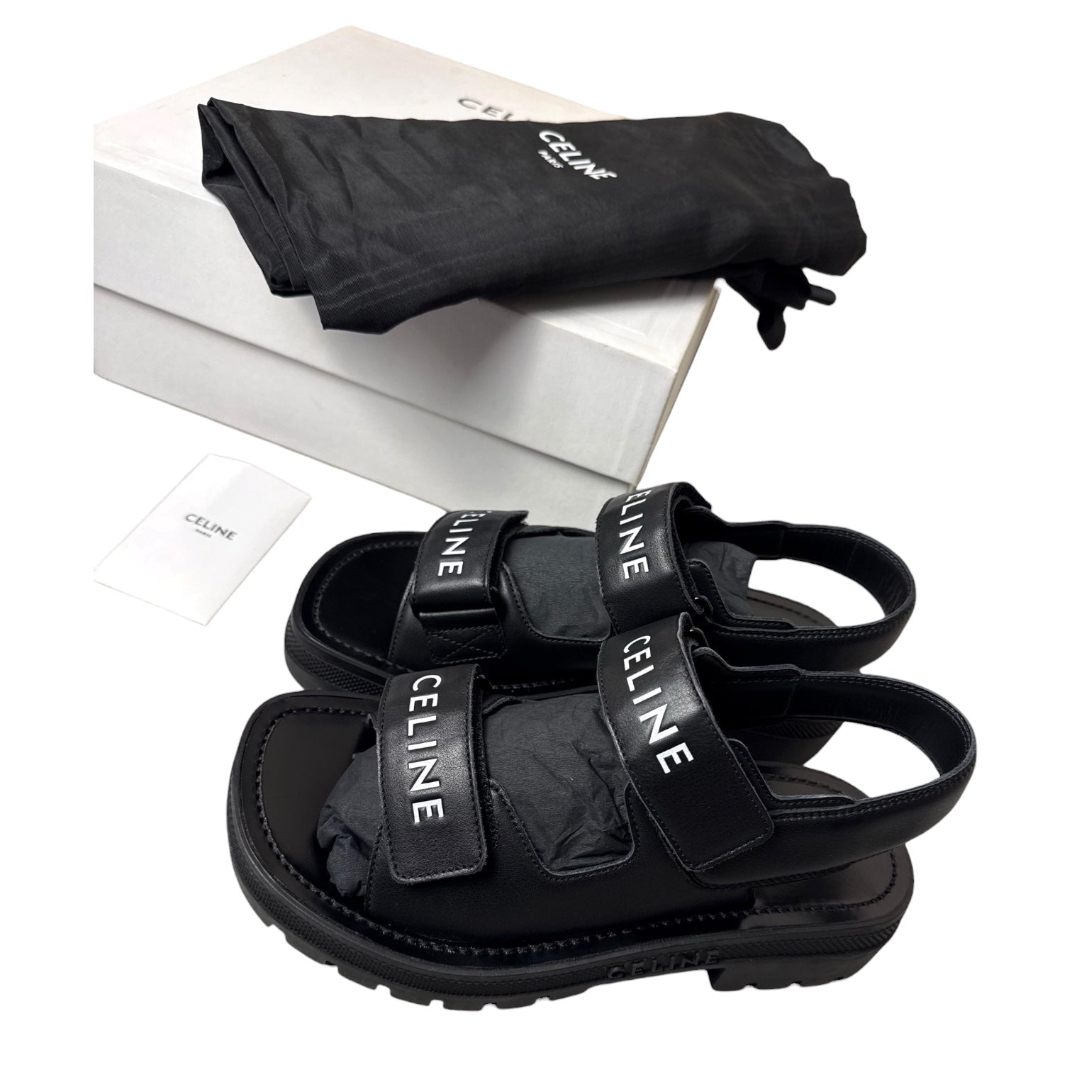 Celine Leo Strap Sandals
