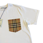 Burberry White Pocket T Shirt