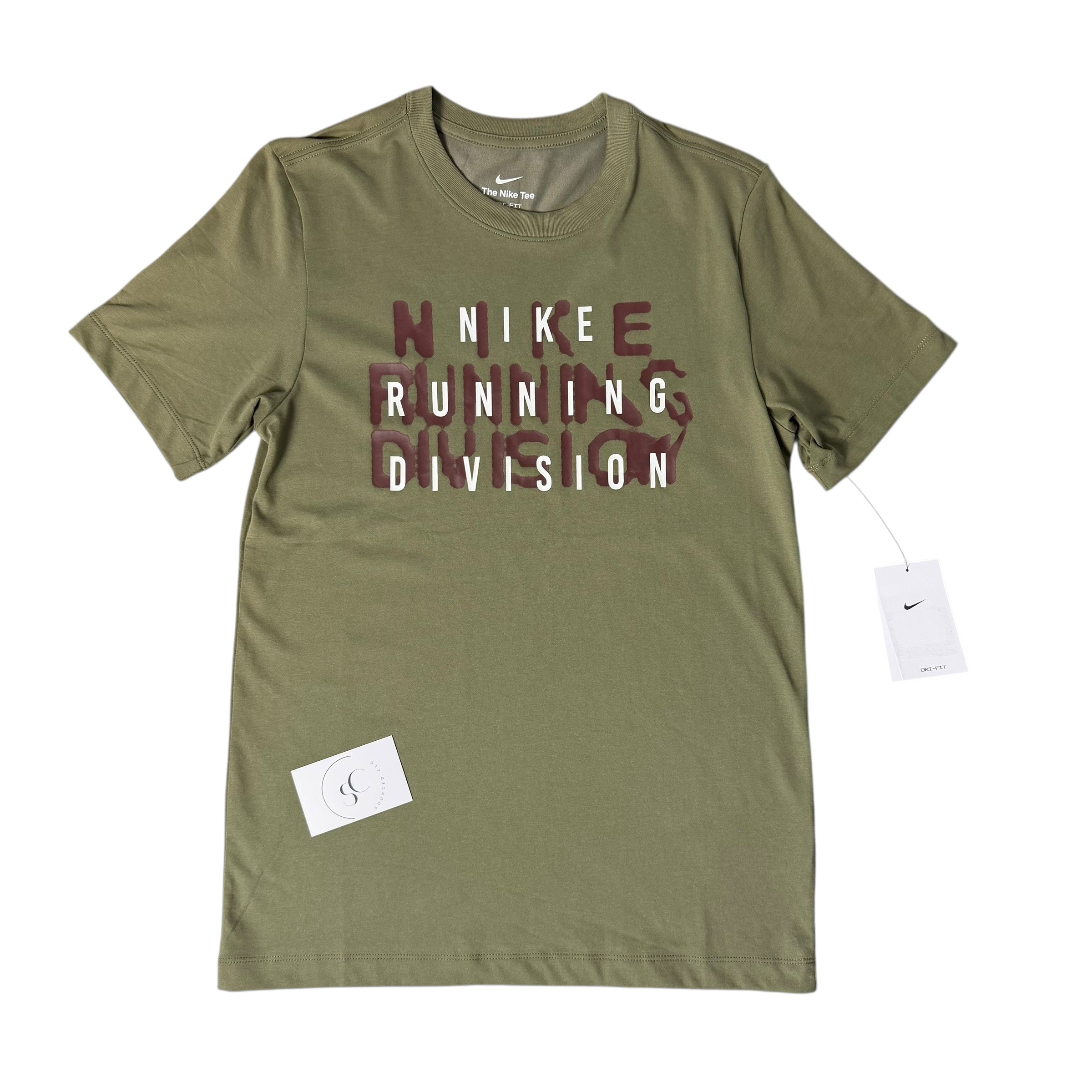 Nike Olive Running Division T Shirt