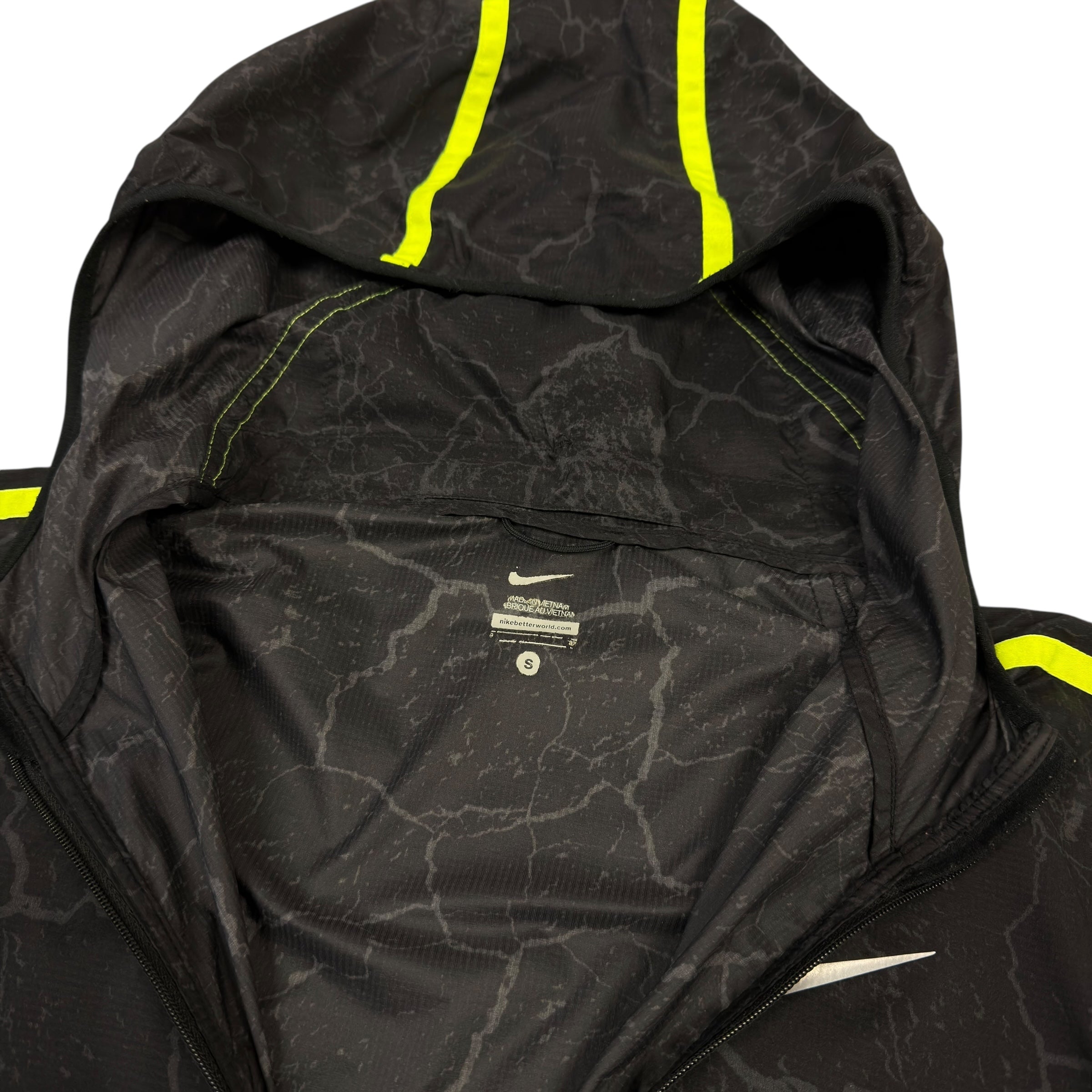 Nike Black Crackling Impossibly Light Jacket