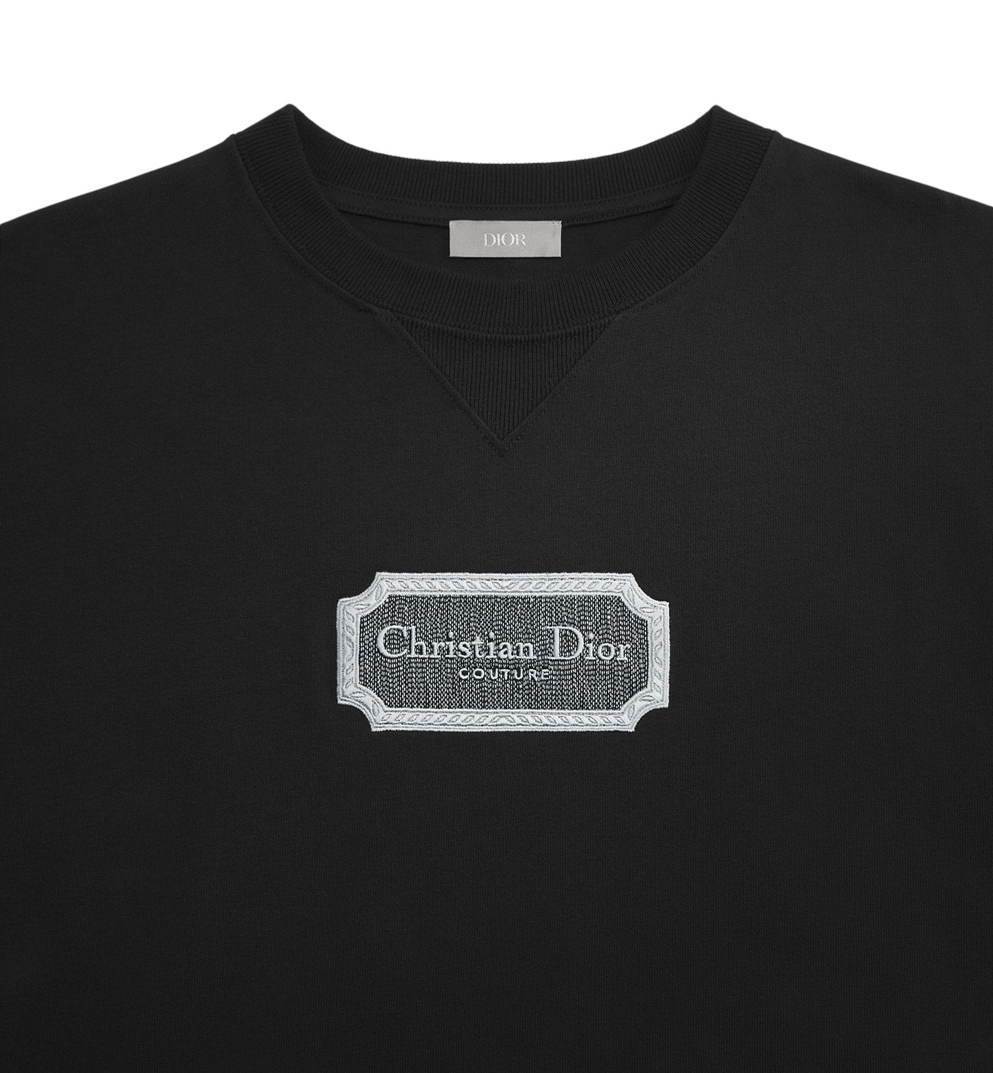 Dior Couture Black Logo T Shirt