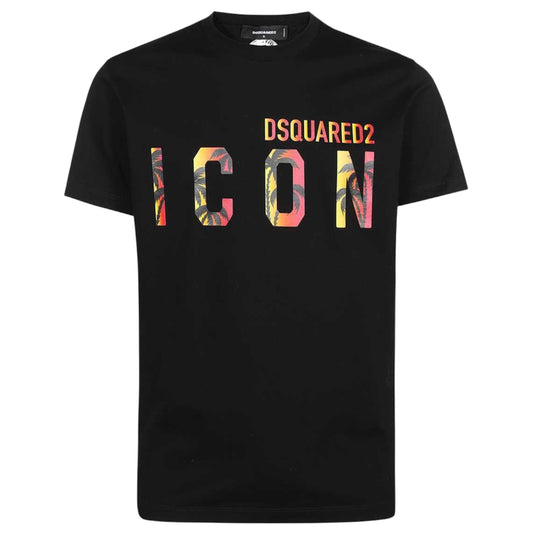 Dsquared2 Tropical Logo Print T Shirt