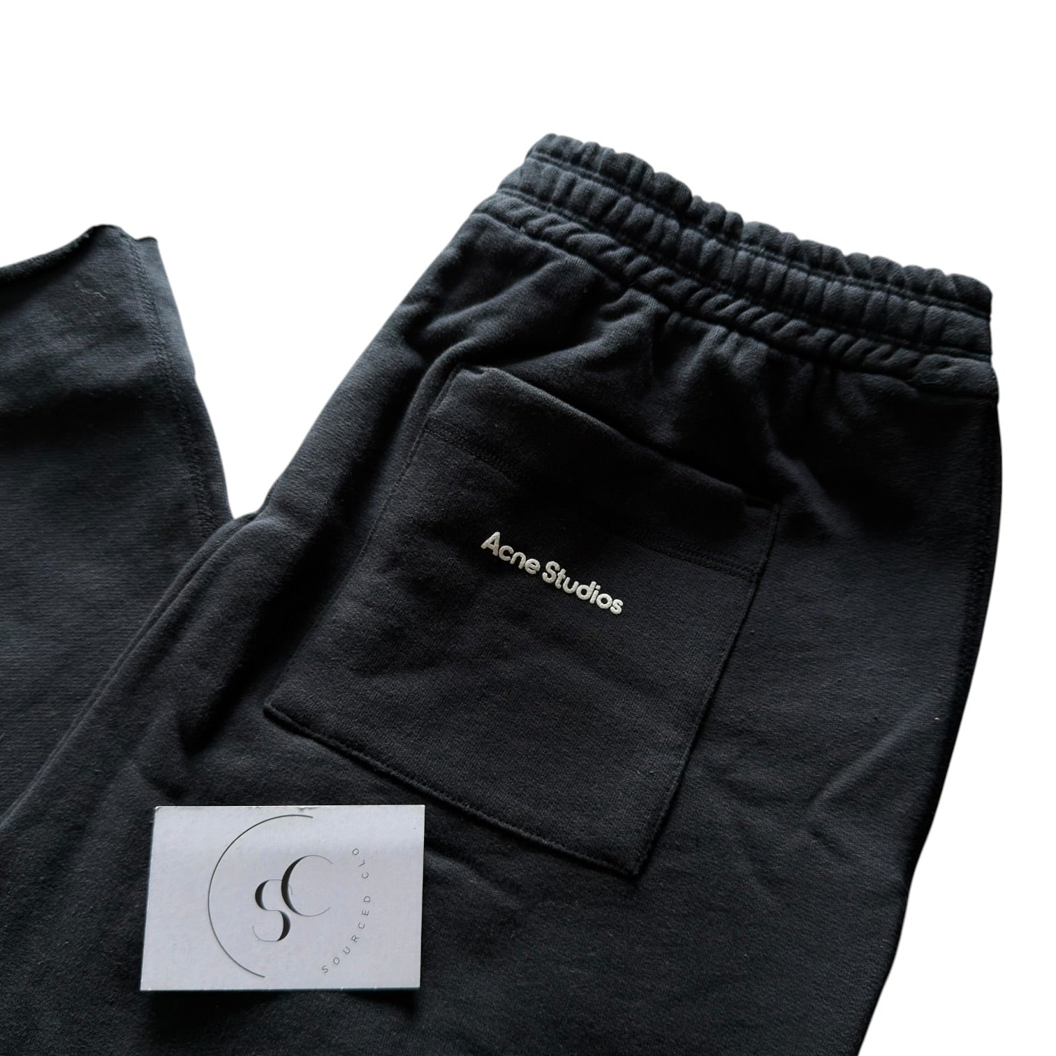 Acne Studios Black Printed Sweatpants