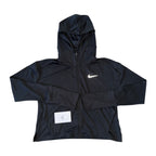 Nike Black Dri Fit Zip Cropped Hoodie
