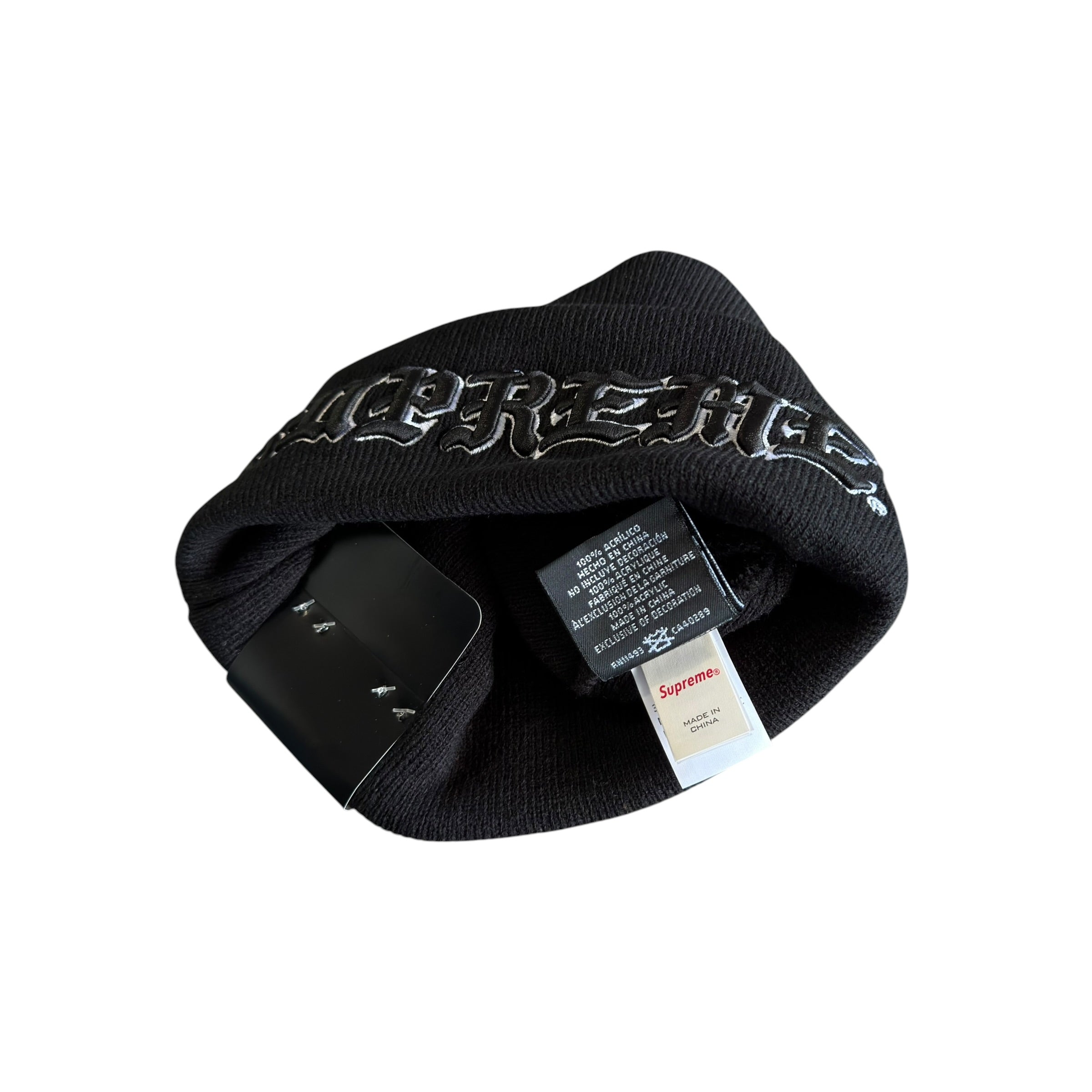 Supreme x New Era FW25 Old English Beanie