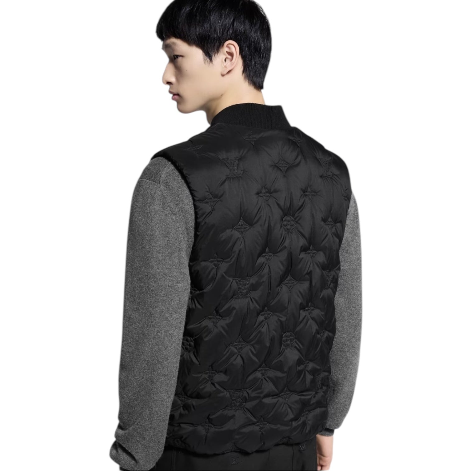 Louis Vuitton Black Embossed Monogram Gilet