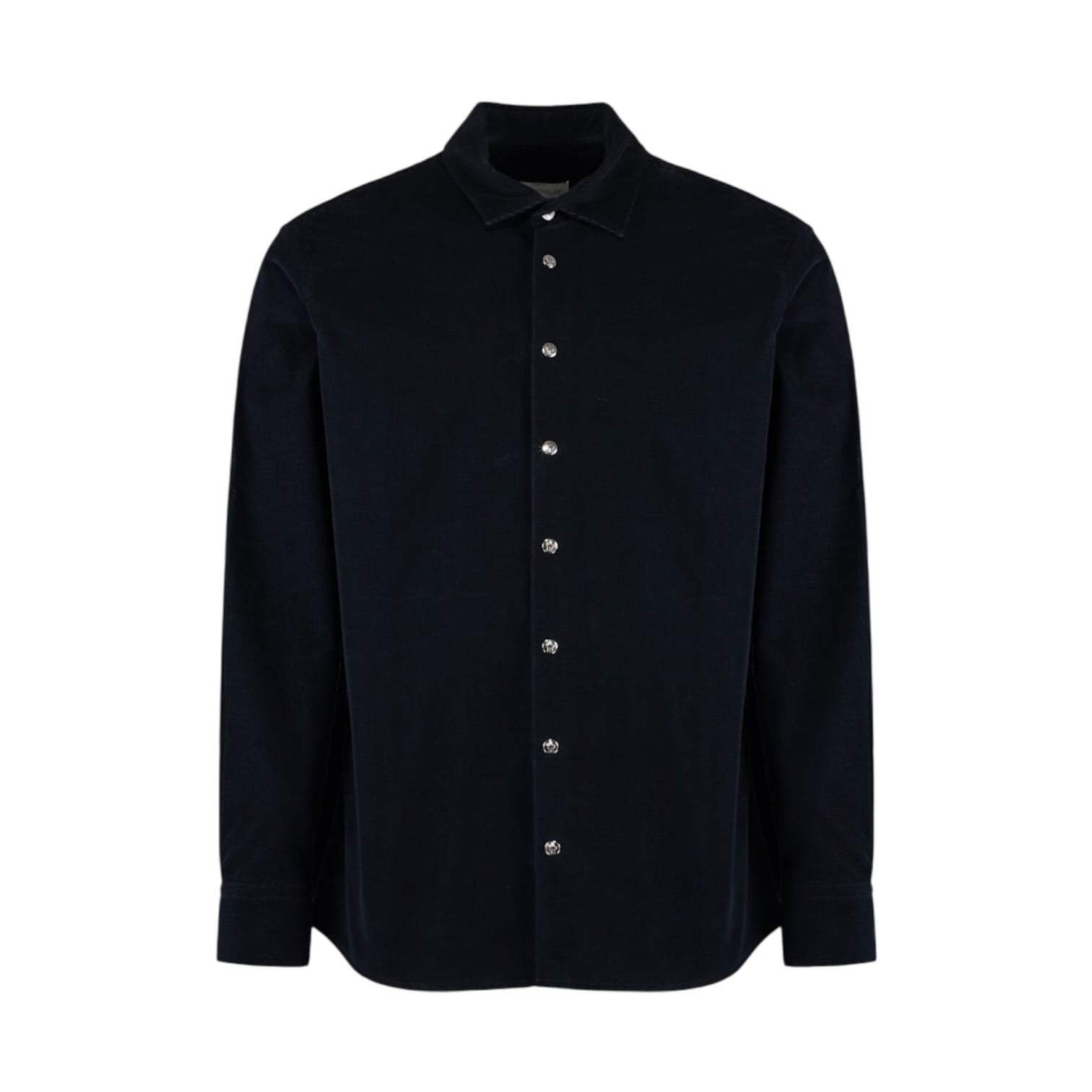 Moncler Corduroy Black Button Shirt
