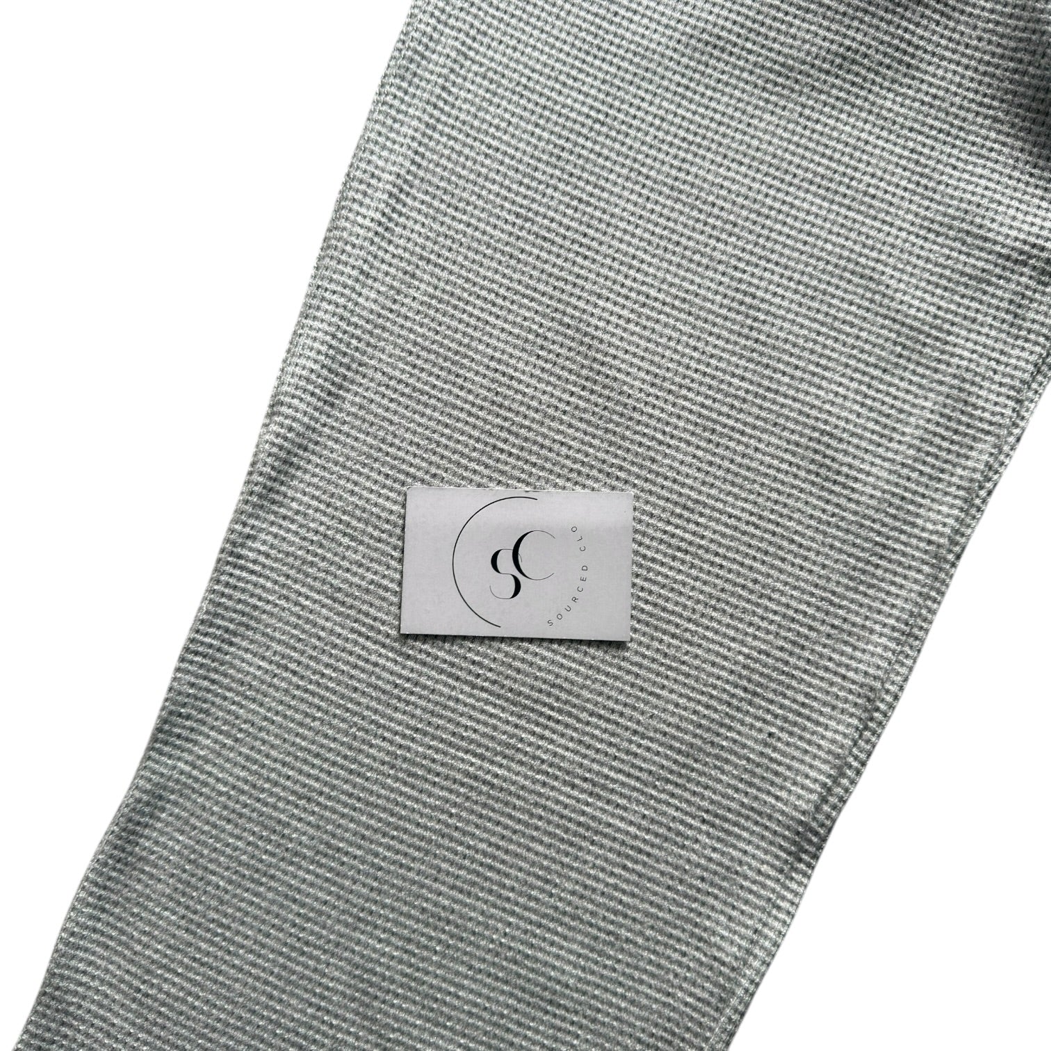 Alo Heritage Grey Waffle Knit Pant