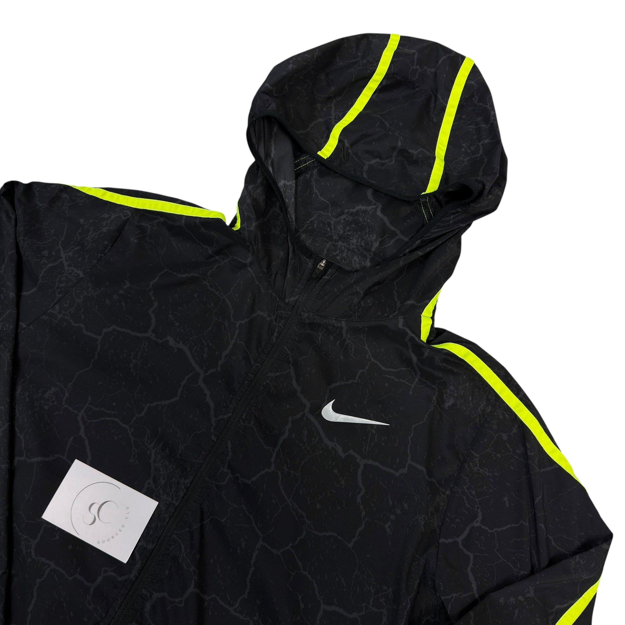 Nike Black Crackling Impossibly Light Jacket