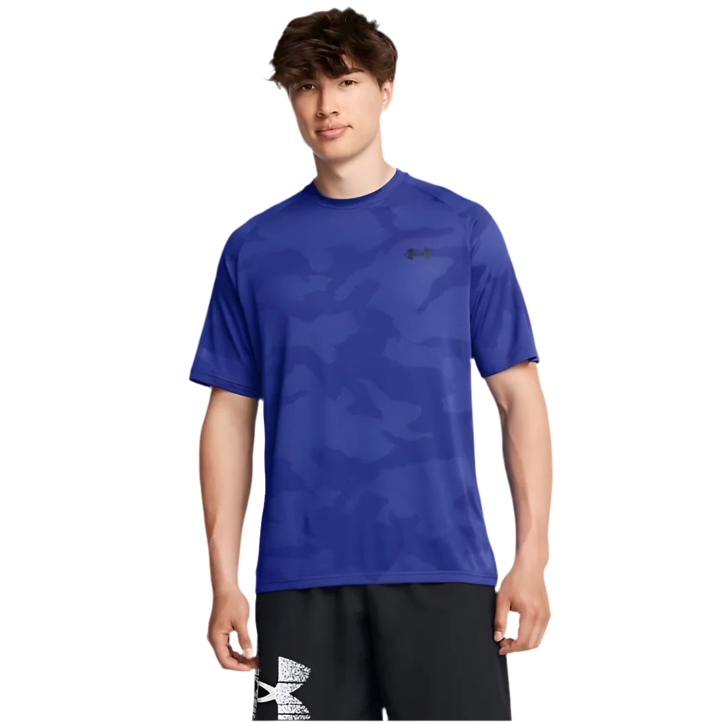 Under Armour Royal Blue Jacquard T Shirt