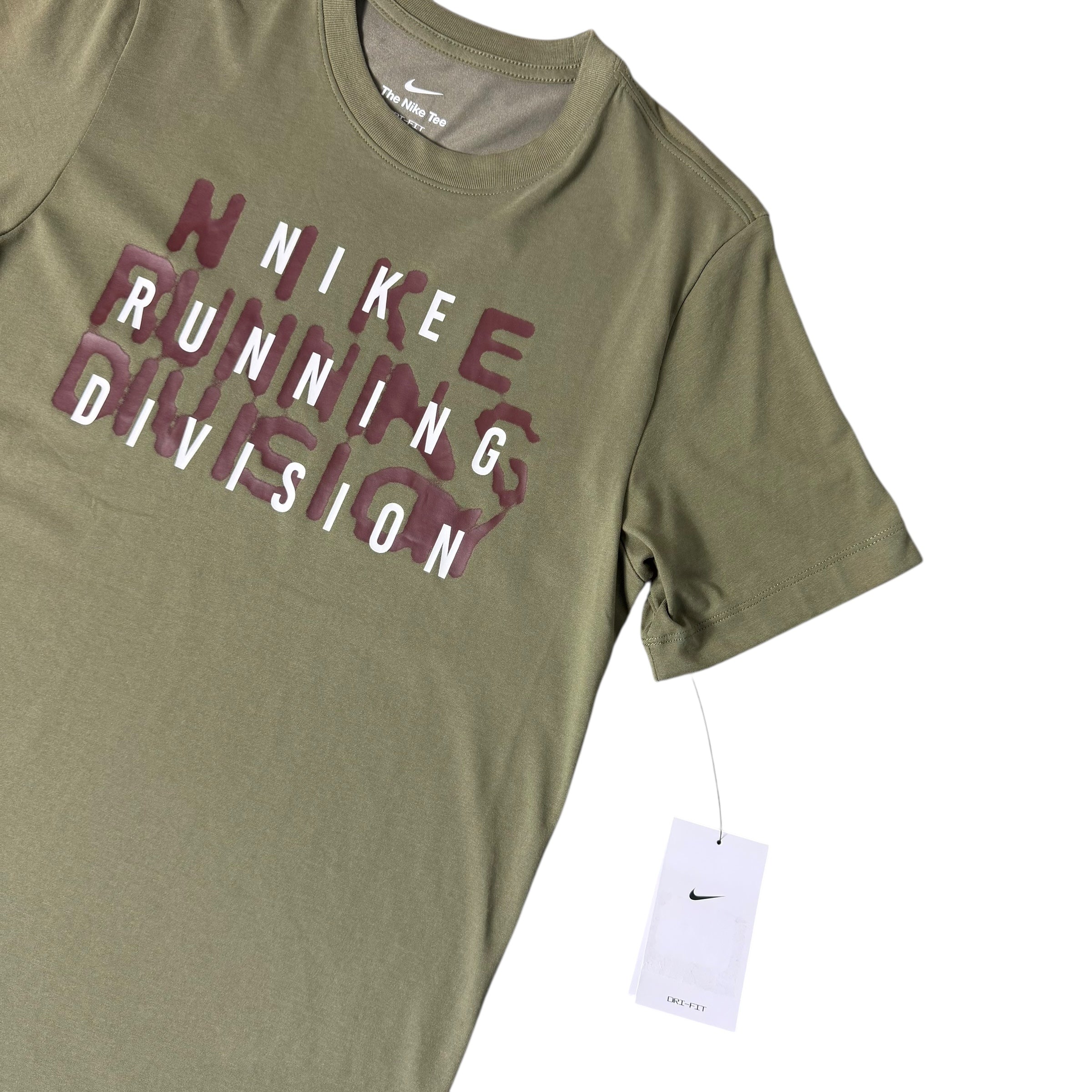 Nike Olive Running Division T Shirt