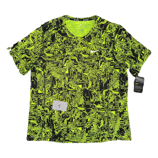 Nike Green Digital Miler T Shirt