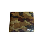 Prada Saffiano Camouflage Bifold Wallet